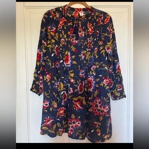 Old Navy Floral Mini Dress - Blue and Red